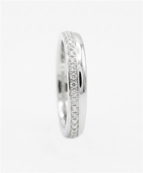 Anello Donna Oro Donna in Oro bianco Diamante 0.20 Ct 10727102 - 10727102